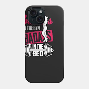 Badass in Bed Phone Case