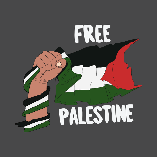 Free Palestine - I stand with Palestine Flag by Ivanapcm