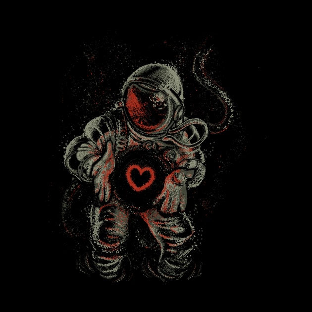 Astronaut Love Valentine's Day by Tobe Fonseca by Tobe_Fonseca