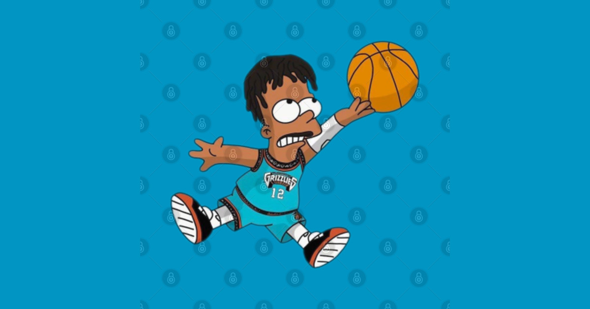 Ja Morant - Bart version - Ja Morant - T-Shirt | TeePublic