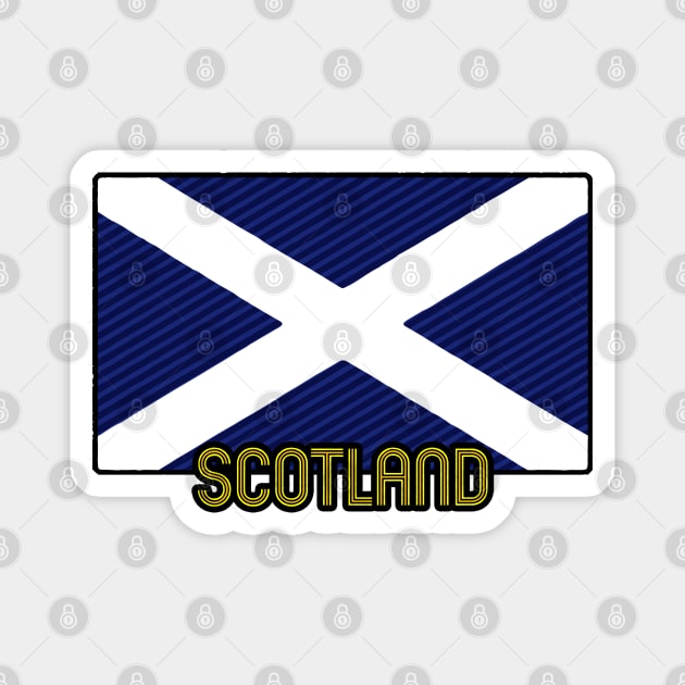 The Scotland Flag : Alba Ecosse  La Scozia Schottland! Magnet by demandchaos1