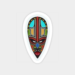 African Tribal Mask Magnet