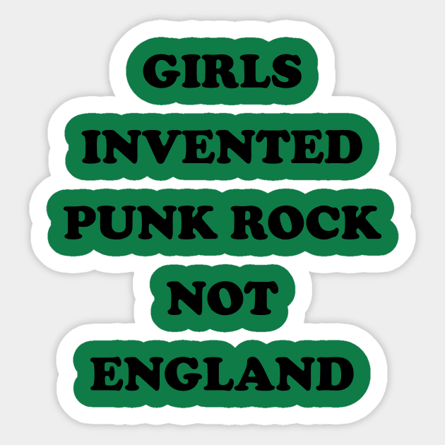Punk Rock Girl - Rock - Sticker