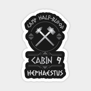 Cabin #9 in Camp Half Blood, Child of Hephaestus – Percy Jackson inspired design Magnet