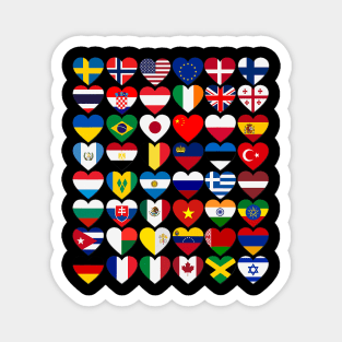 Flags of Countries International Day Of Peace Magnet