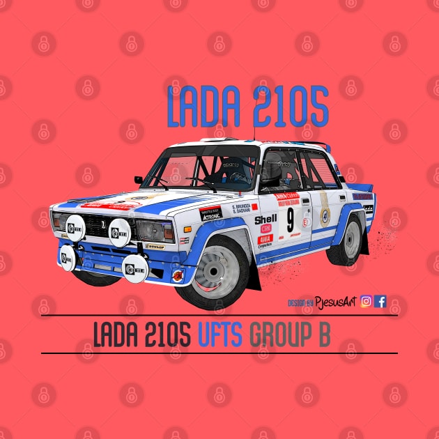 Lada 2105 VFTS Group B Front 05 by PjesusArt