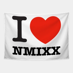 I love Nmix heart nswer text | Morcaworks Tapestry