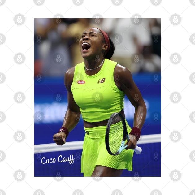 Coco Gauff Coco Cori Tennis Player by Danemilin