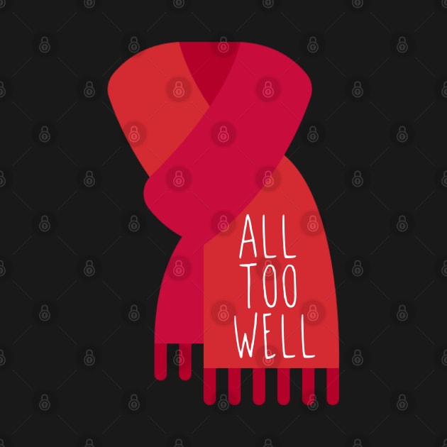 All Too Well Red Scarf by KayBee Gift Shop