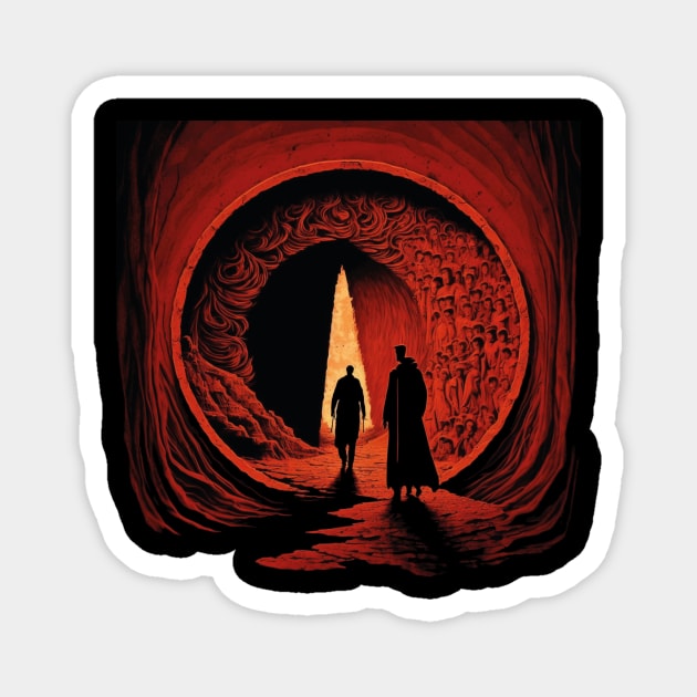 dante's inferno Magnet by horrorshirt