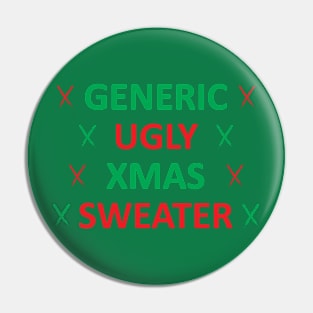 Generic Ugly Xmas Sweater Pin