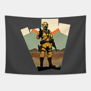 Wasteland Mercenary Tapestry