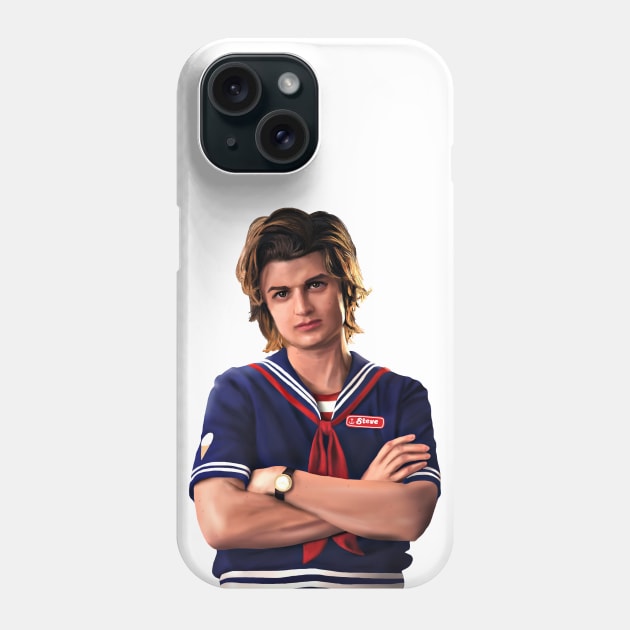 Steve Harrington (Original Drawing) Phone Case by sparkling-in-silence