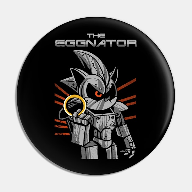 The Eggnator Pin by Games Artwork