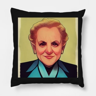 Madeleine Albright | Comics Style Pillow