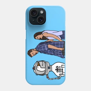 Distracted Boyfriend Meme With Funny Sci Fi Goose Astronaut Phone Case