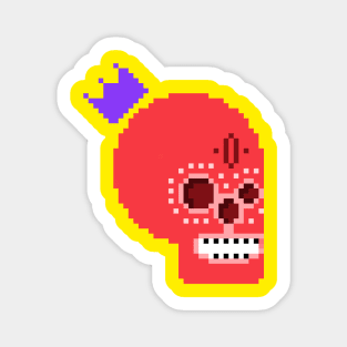 Skull (PIXEL ART) Sticker for Sale by RDX84