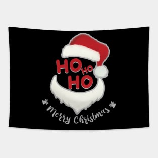 Merry Christmas Hat Santa Hohoho Tapestry