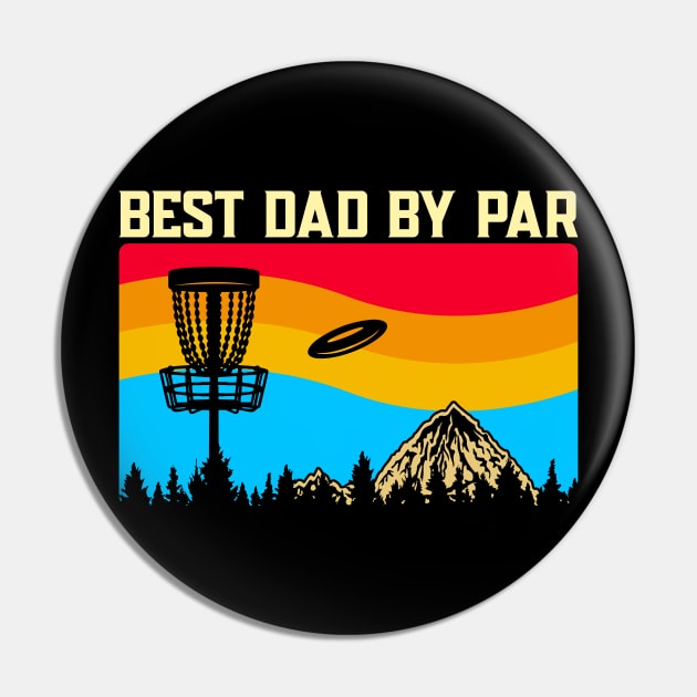 Best Dad By Par Pin by Striking Metal Disc Golf