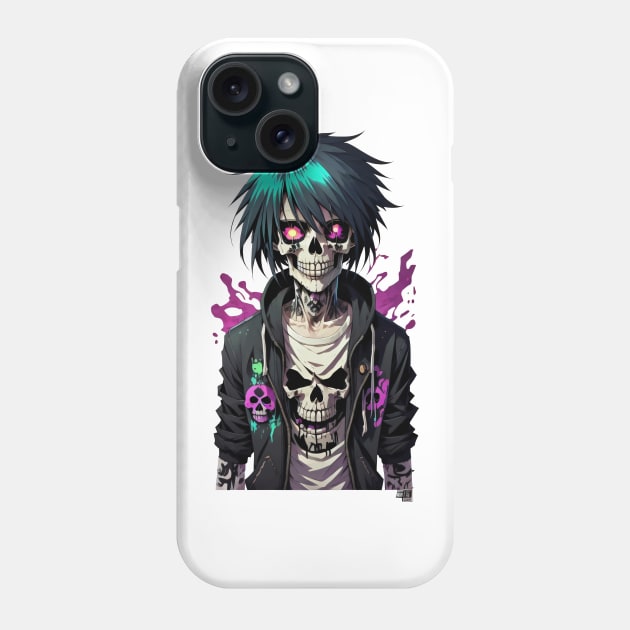 Emo Hair Zombie Phone Case by DeathAnarchy