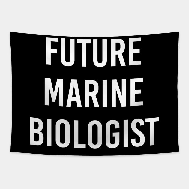 Future Marine Biologist (Black) Tapestry by ImperfectLife