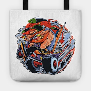 Unleash the Racket: Biker Rider Outlaw Apparel Tote