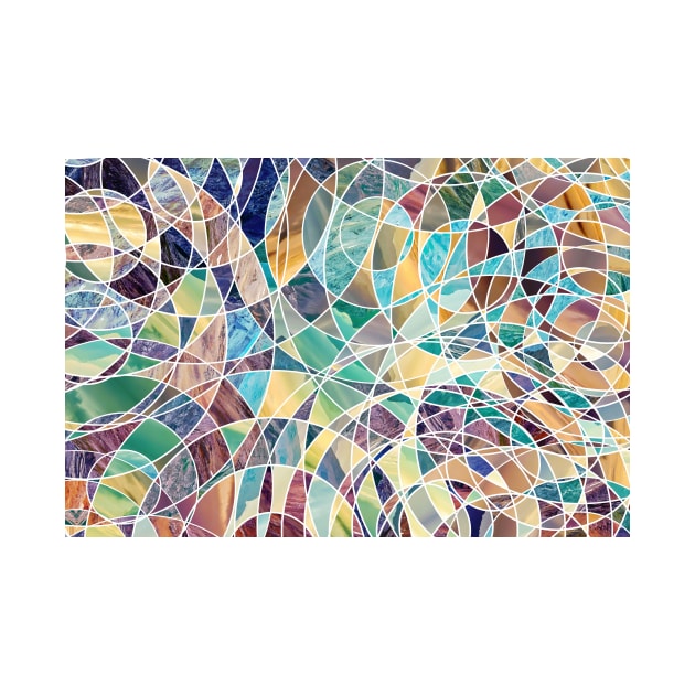 Modern abstract pastels by redwitchart