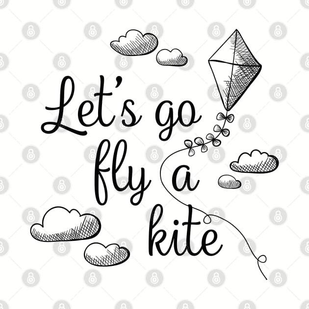 Let's Go Fly A Kite - A practically perfect fan design by KellyDesignCompany