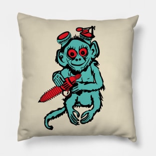 Steampunk Monkey Pillow