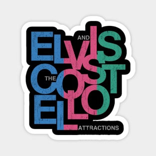 Elvis Costello // 80s Style Aesthetic Style Magnet