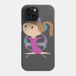 Cute Gymnast in Splits Phone Case