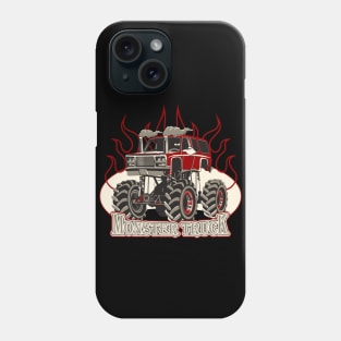 Cartoon monster truck Phone Case