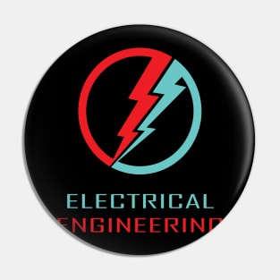 electrical engineering, lightning logo, electrician Pin