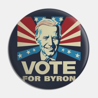 Vote for Joe Byron President Pin