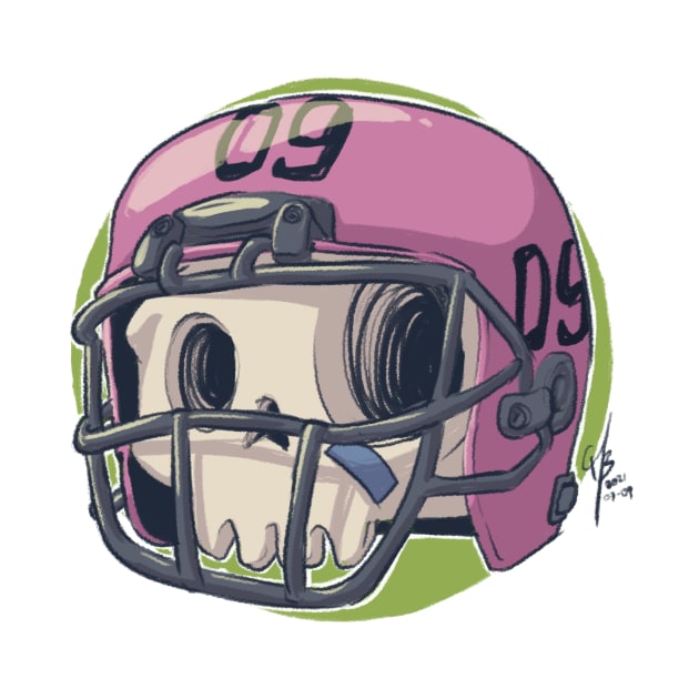 Skull Football by MBGraphiX