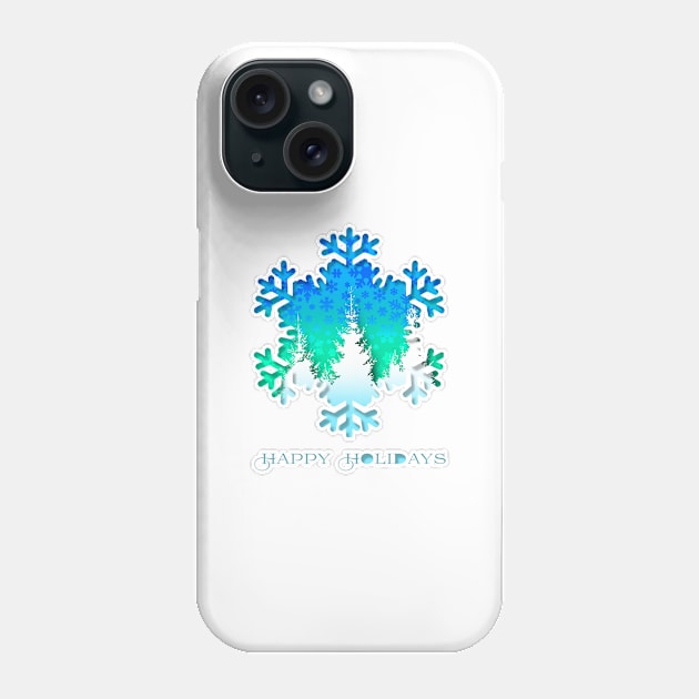 Happy Holidays Phone Case by Dhanew