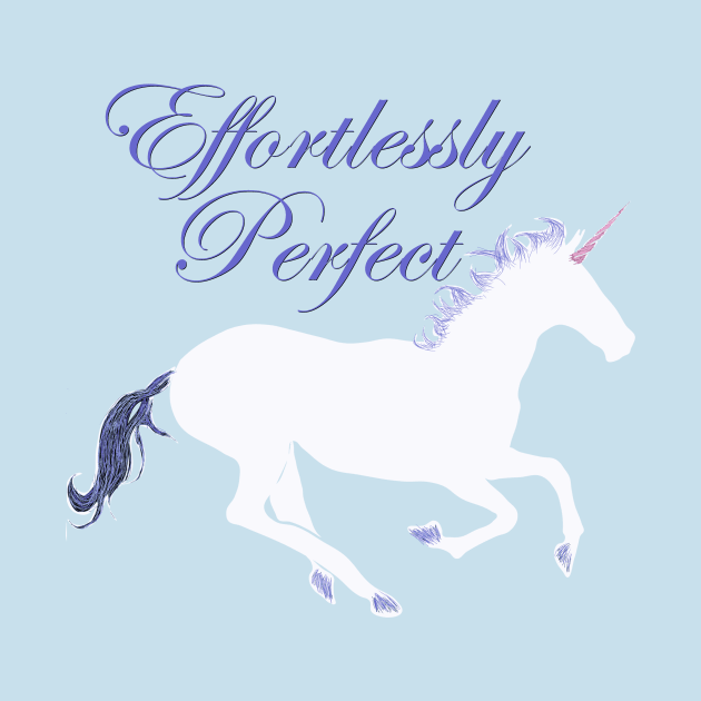Effortlessly Perfect Pretty Unicorn by StudioOrangeLLC