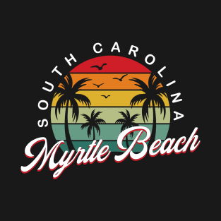 Myrtle Beach South Carolina - Sunset T-Shirt