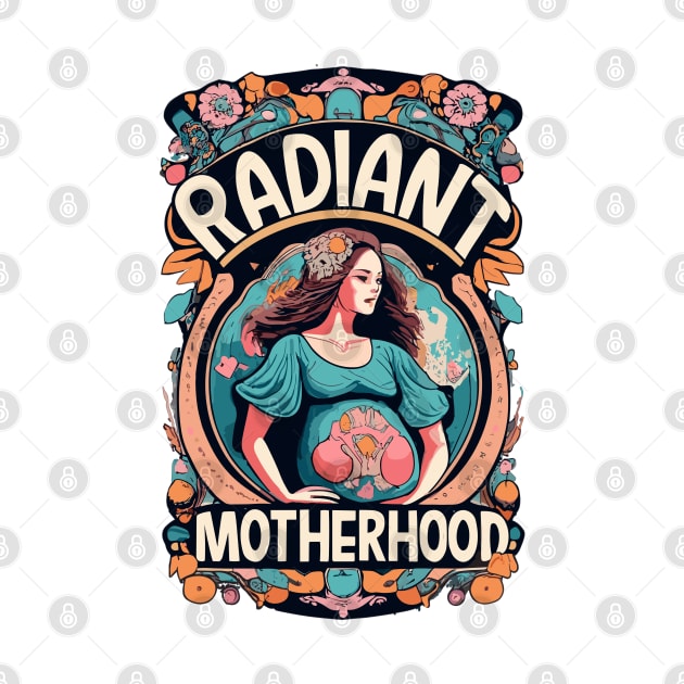 "Radiant Motherhood" design by WEARWORLD