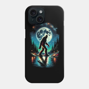 Moon Bigfoot Sasquatch Cool Bigfoot Phone Case