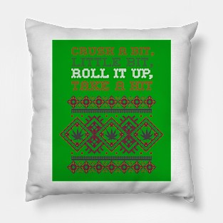 Crush A Bit Holiday Dark Pillow