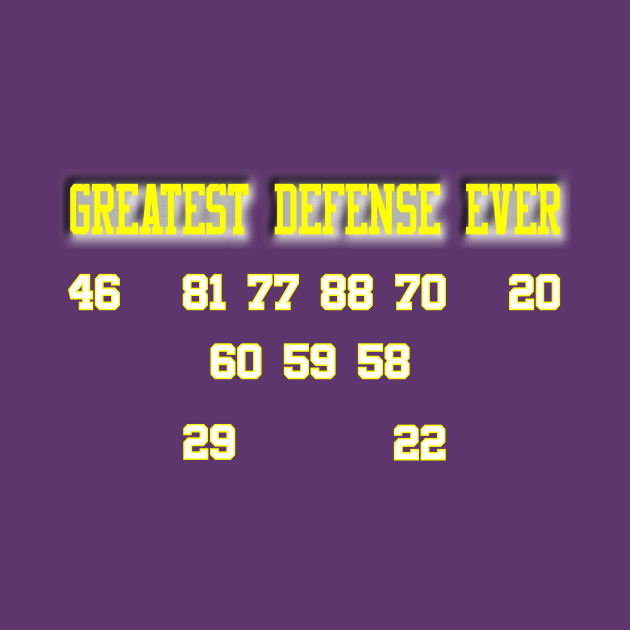 Greatest D Ever - The 60s 70s Vikings by Retro Sports