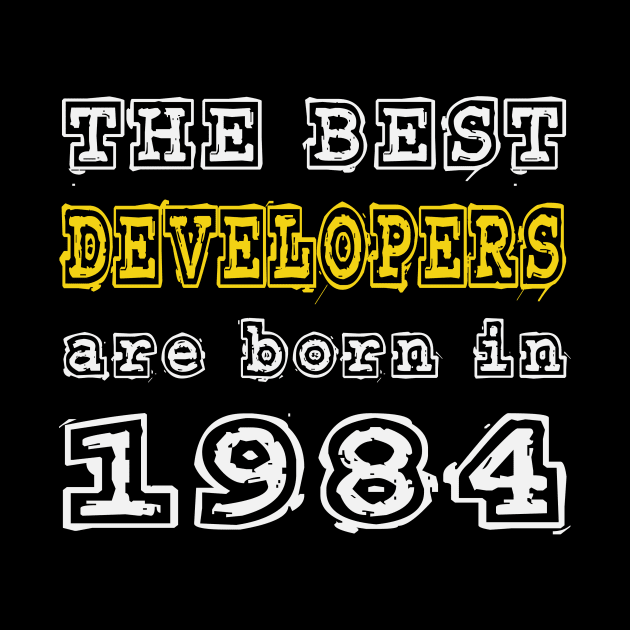 The Best Developers Are Born In 1984 by cualumpane