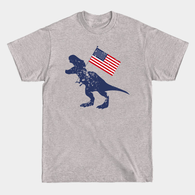 Discover 4th Of July Rex Dinosaur Independence Day Freedom Free America USA Gift - 4th Of July - T-Shirt