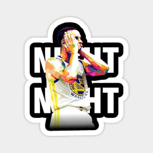 Stephen Curry night night Magnet