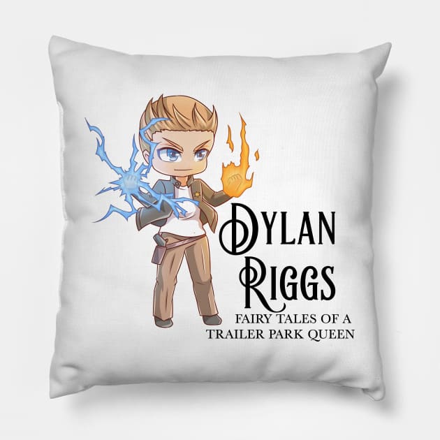 Dylan Riggs Chibi Art Pillow by KimbraSwain