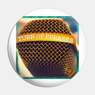 Turn Of Phrases Logo Pin