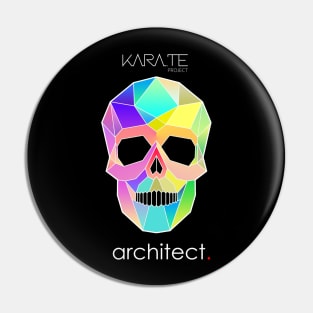 Big Skull Architect Pin