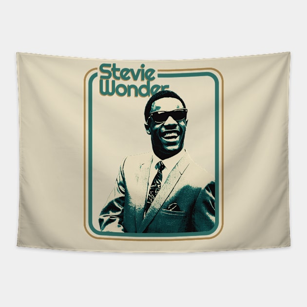 Stevie Wonder 80s retro Tapestry by PRESENTA