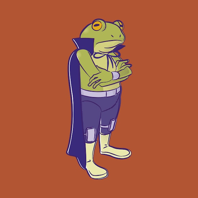 Funny Mexican Frog Luchador Wrestler Sketch Drawing by SLAG_Creative